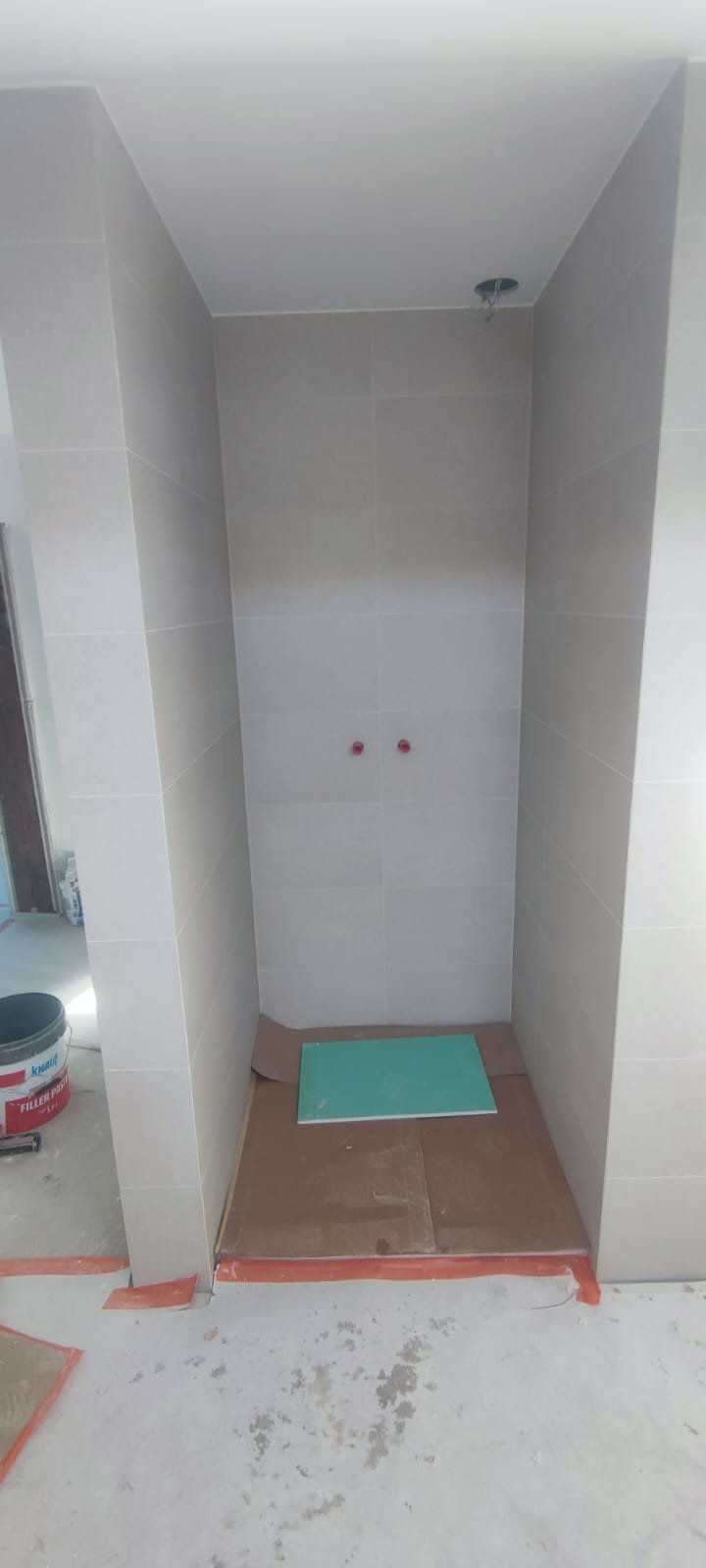Aménagement de douche italienne et robinetterie à Bruxelles