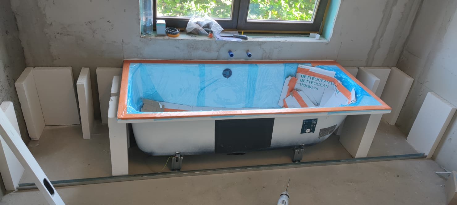 Chantier de carrelage sol avant travaux de pose